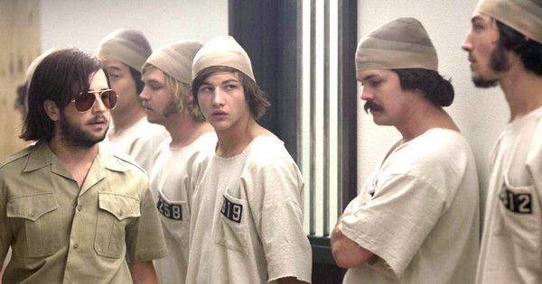 Screenshot from The Stanford Prison Experiment film